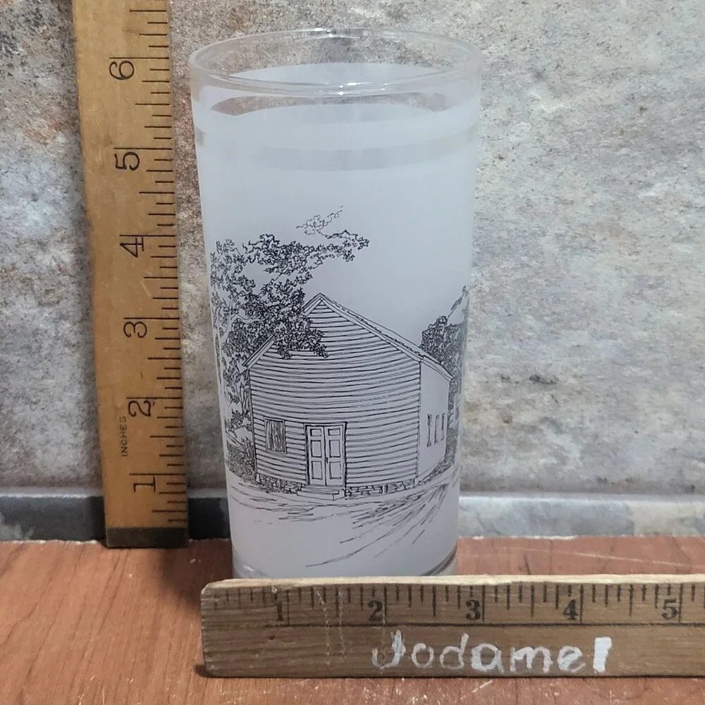 Texas 150th Anniversary Commemorative Frosted Glass Washington On The Brazos 198